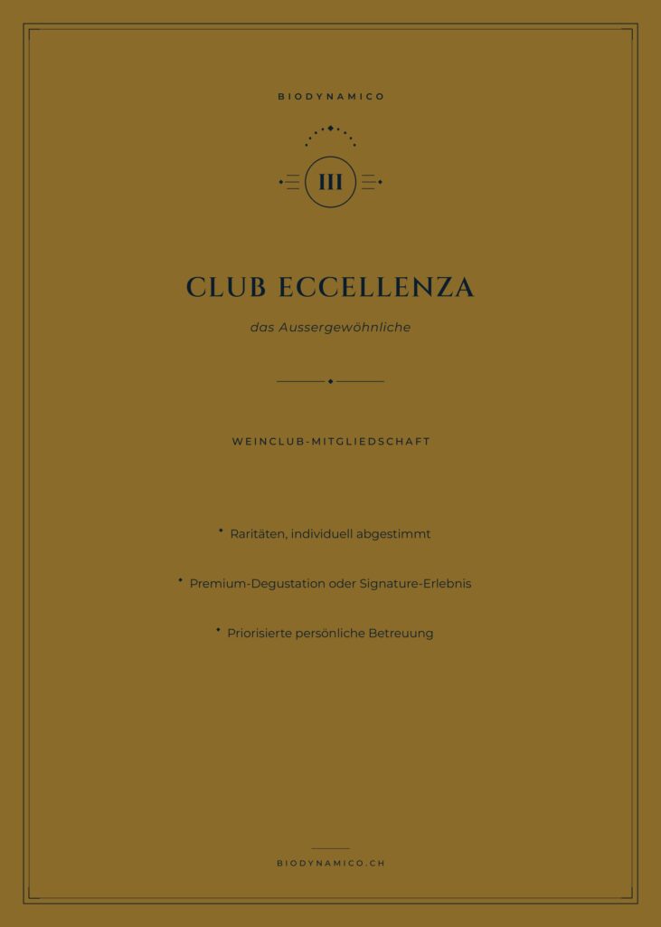 Club Eccellenza Weinclub-Mitgliedschaft – Zertifikat