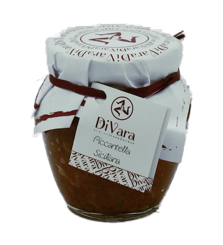 Piccantella Siciliana 180 g – scharfe Bruschetta-Paste von DiVara